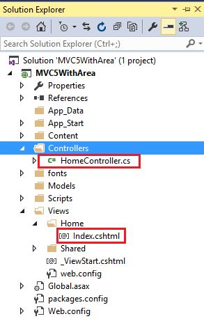 create Area in ASP